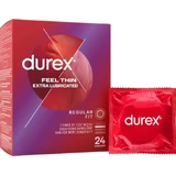 Durex Feel Thin Extra Lubricated Kondome Extra ...