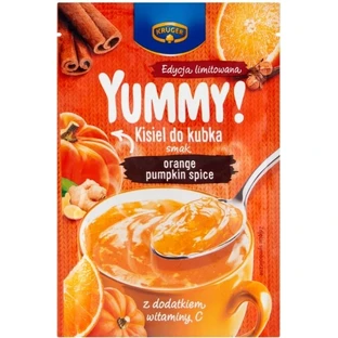 Kruger Yummy! Kisel to cup flavor orange pumpkin spice 30g