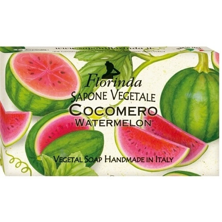 Jabón vegetal natural FLORINDA, ARBUZ 100 g
