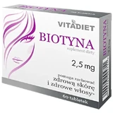 Vitadiet Biotine 2,5 mg 60 tabletten