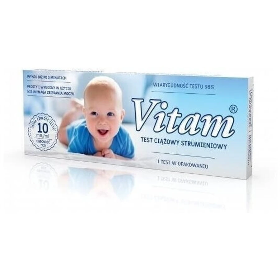 VITAM Stromende Zwangerschapstest 1 stuk.