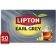 Lipton EARL GREY zwarte thee 50 builtjes