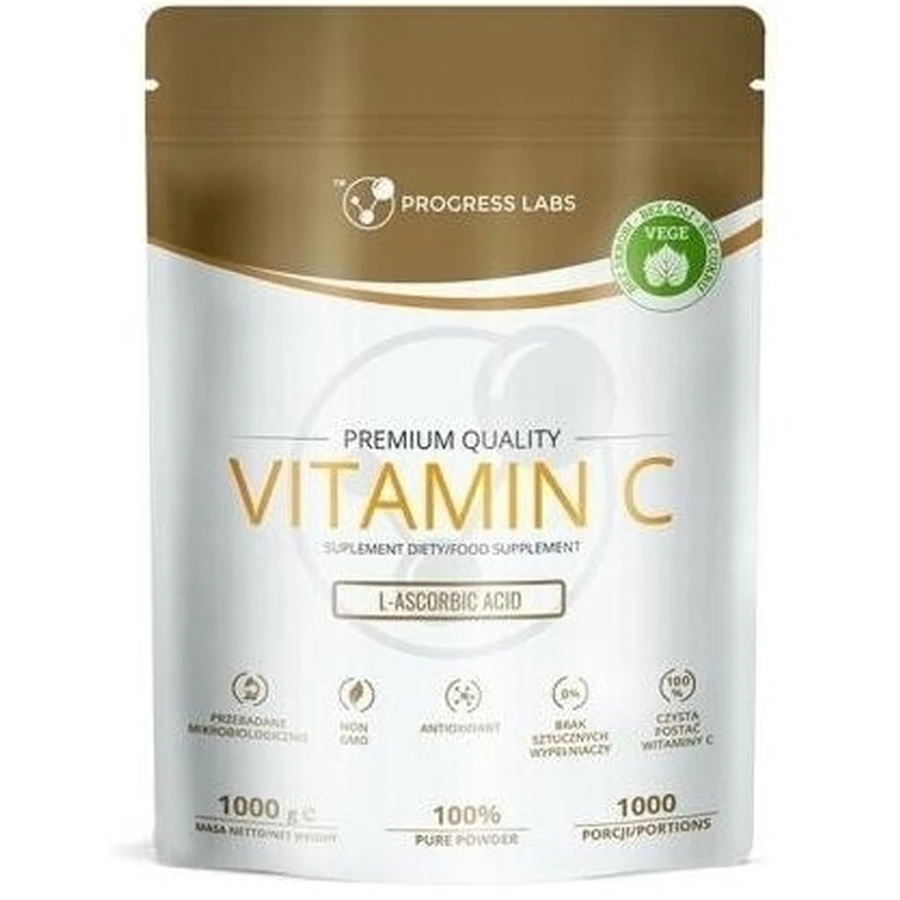 PROGRESS LABS L-Ascorbinsäure Vitamin C 1000 mg 1 kg