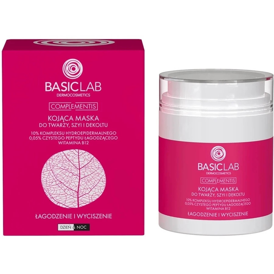 BasicLab Complementis Beruhigende Maske für Gesicht, Hals und ...