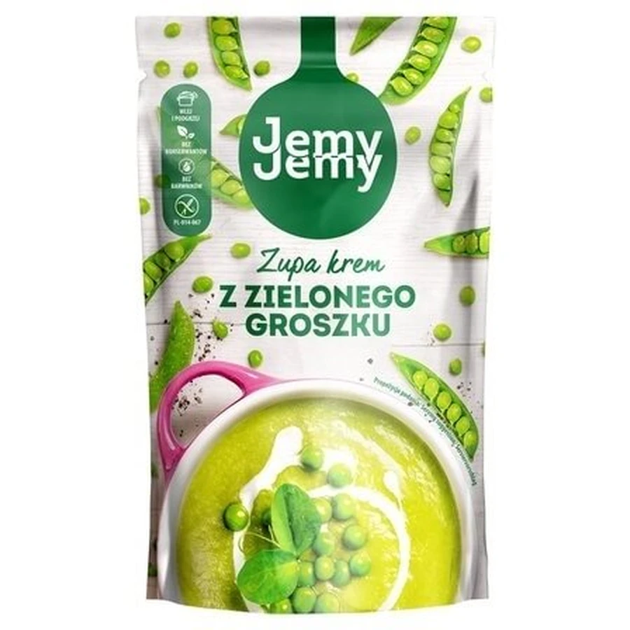 Jemy Jemy Zupa Krem z Zielonego Groszku 375 g (Data ...: ceny i cechy