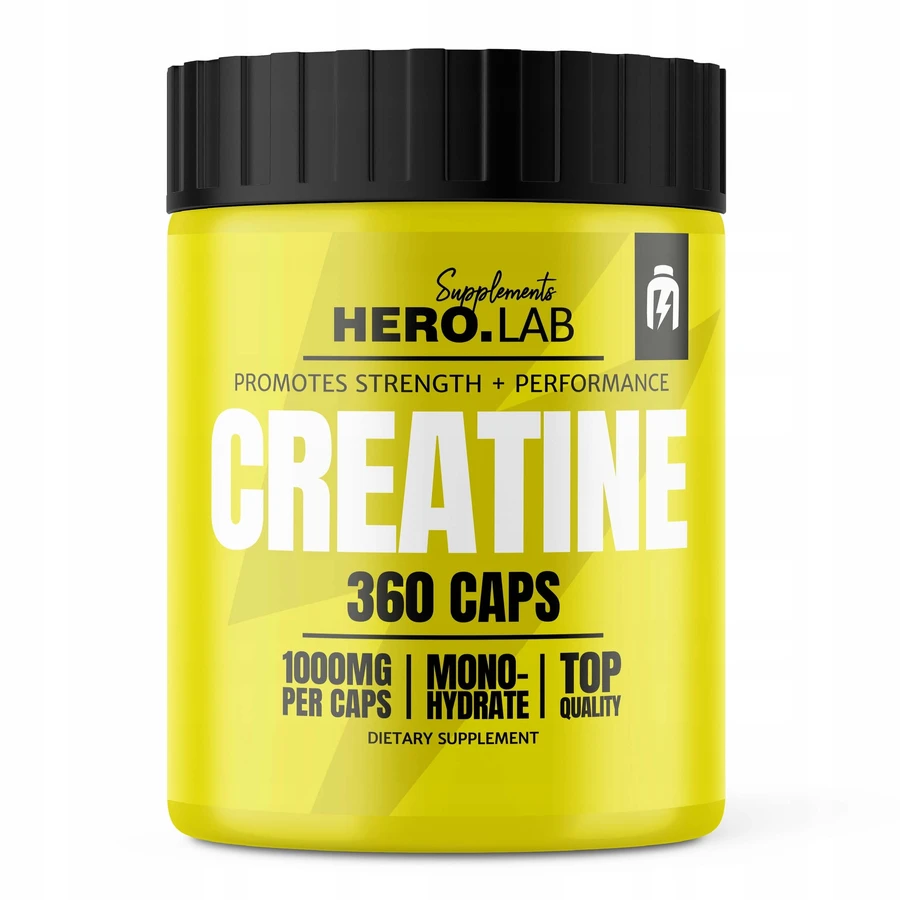 HIRO.LAB Monohydrat kreatyny 360 kapsułek: ceny i cechy