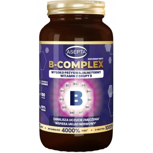 Asepta Vitamin B-complex 100 capsules (Expiration date ...
