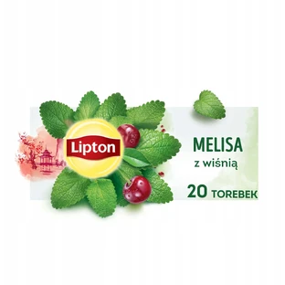 Lipton Cherry Lemon balm herbal tea 20 sachets