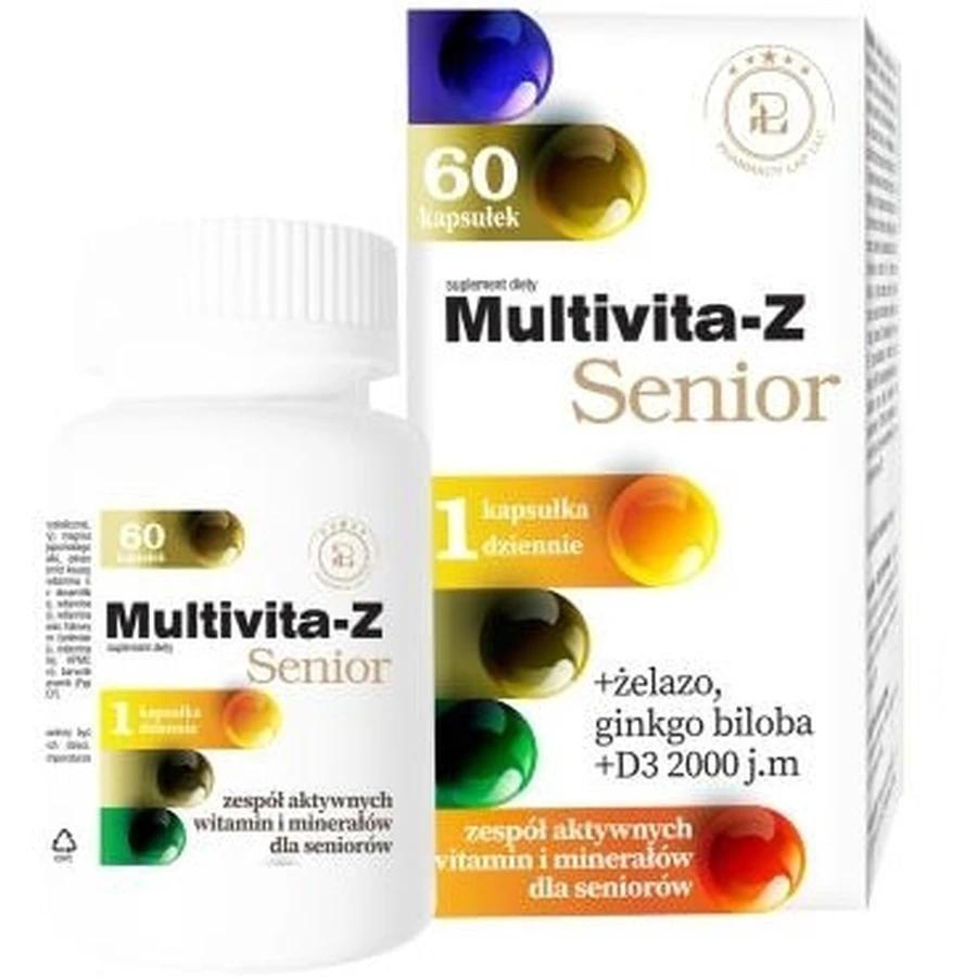 Multivita-Z Senior 60 gélules