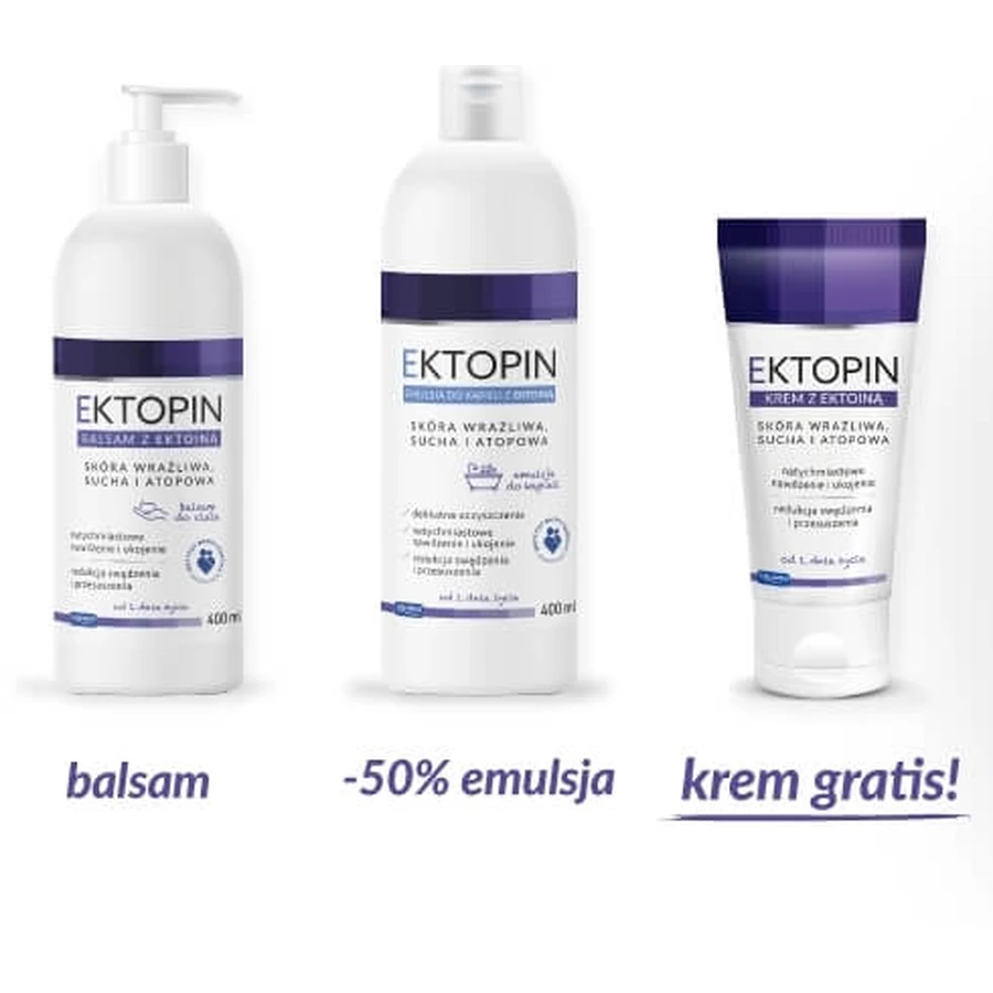 Ectoin Körperlotion mit Ectoin 400 ml + Ectoin Emulsion ...