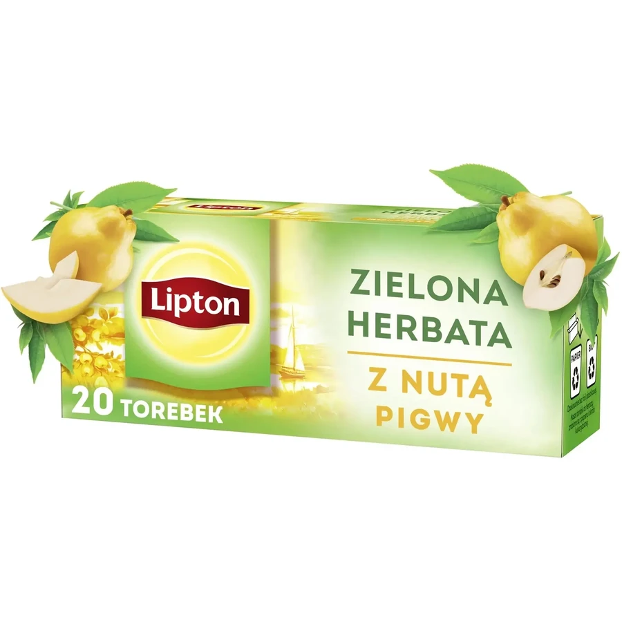 Lipton Grüner Tee mit einem Hauch von Quitte 20 Beutel