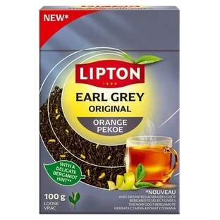 Lipton Earl Grey Té negro de hojas sueltas 100 g