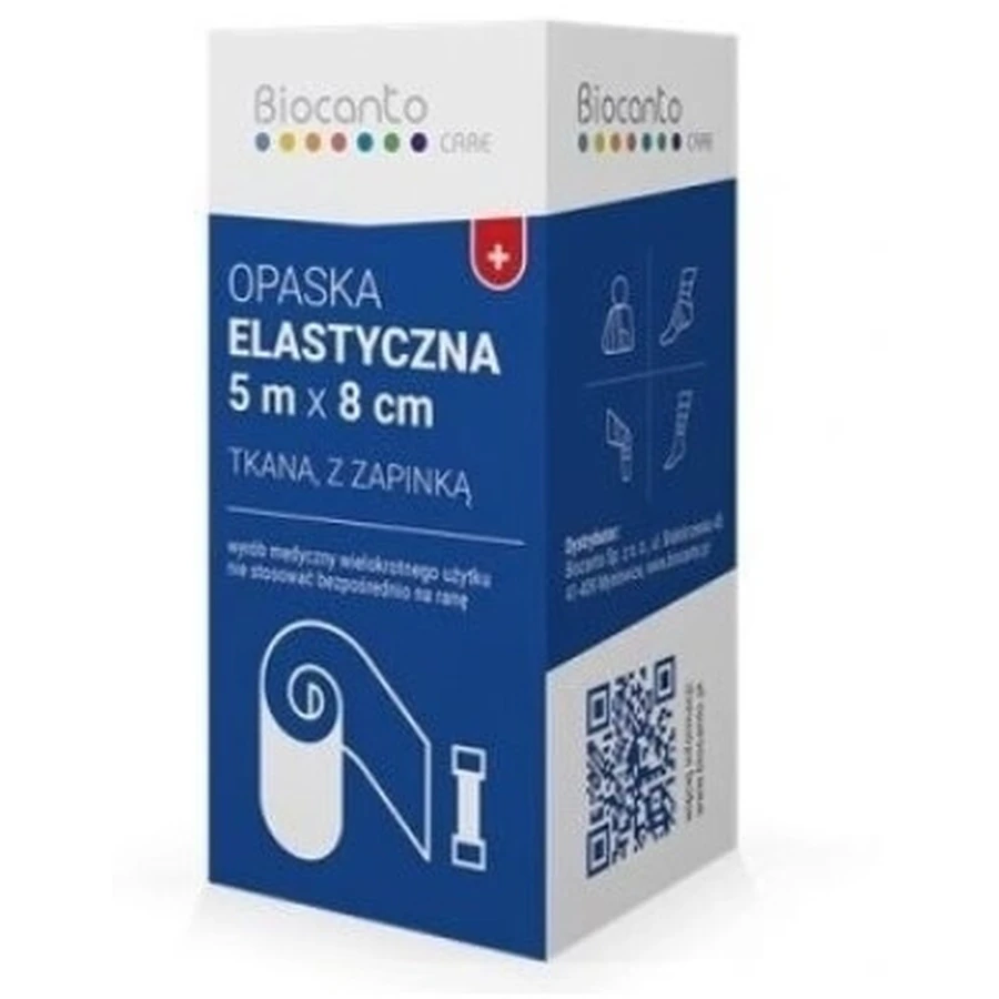 Biocanto Gummiband mit Schnalle 5 m x 8 cm