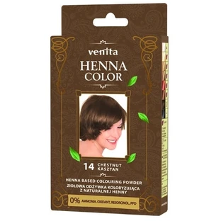 VENITA HENNA COLOR Kräutertönung Spülung 14 Kastanie ...
