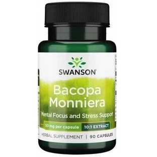 Swanson Bacopa Monniera 10:1 Extrakt 90 Kapseln