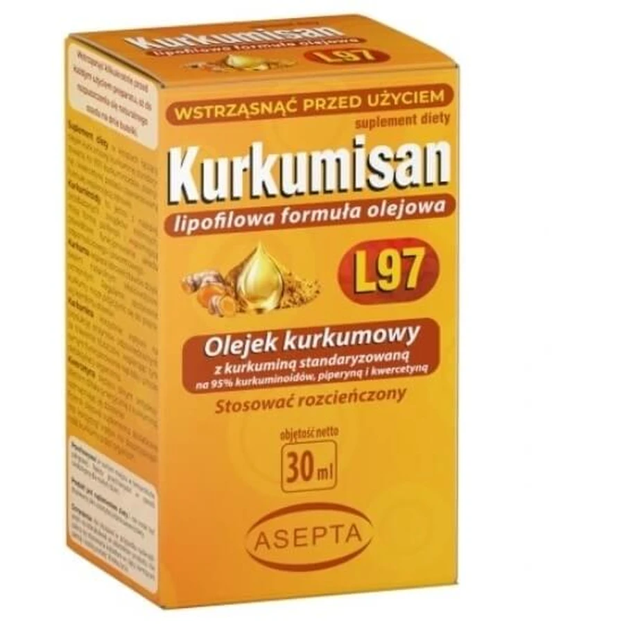 Asepta Kurkumisan L97 Ulei de turmeric 30ml