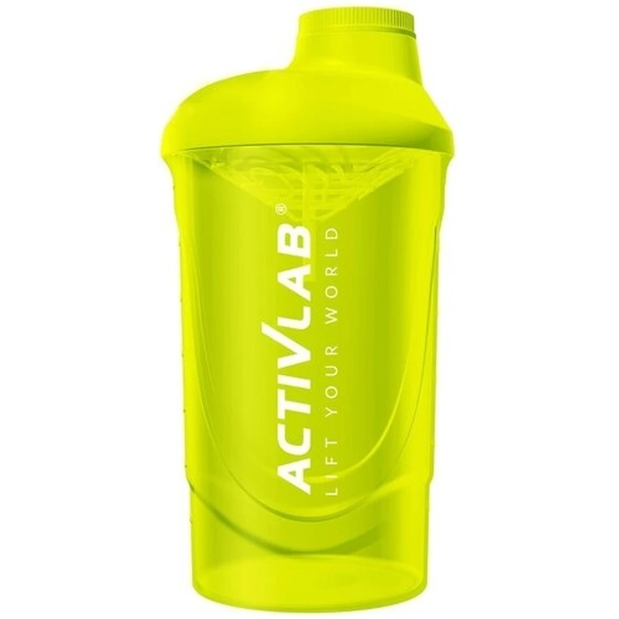 Activlab Agitador con colador amarillo neón 600 ml