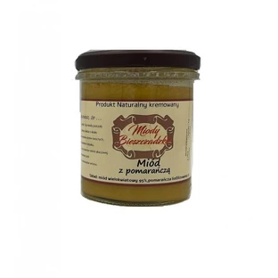 Miody Bieszczadzkie Miód z pomarańczą 400 g