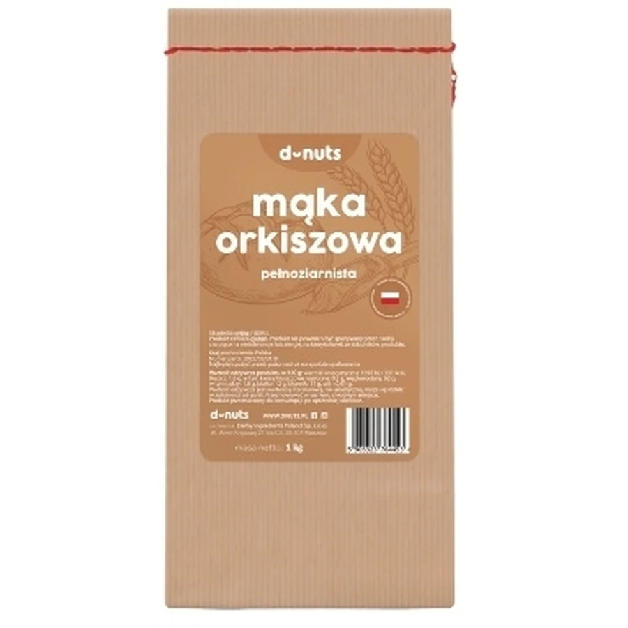 D-nuts Farina di farro integrale 1 kg