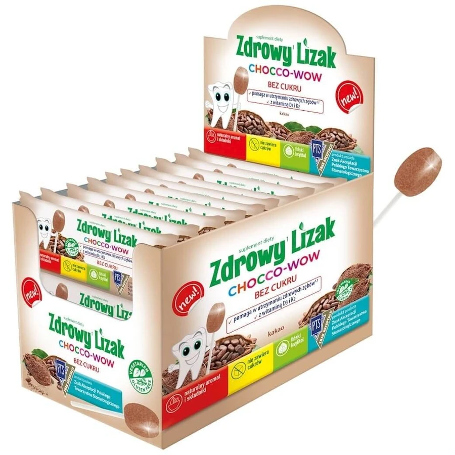 Healthy Chocco-wow cocoa lollipop 40 pieces