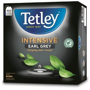 Tetley Intensive Earl Grey thee 100 builtjes
