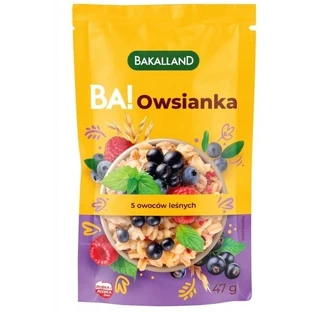 Bakalland Ba! Instant-Haferflocken 5 Waldfrüchte 47 g