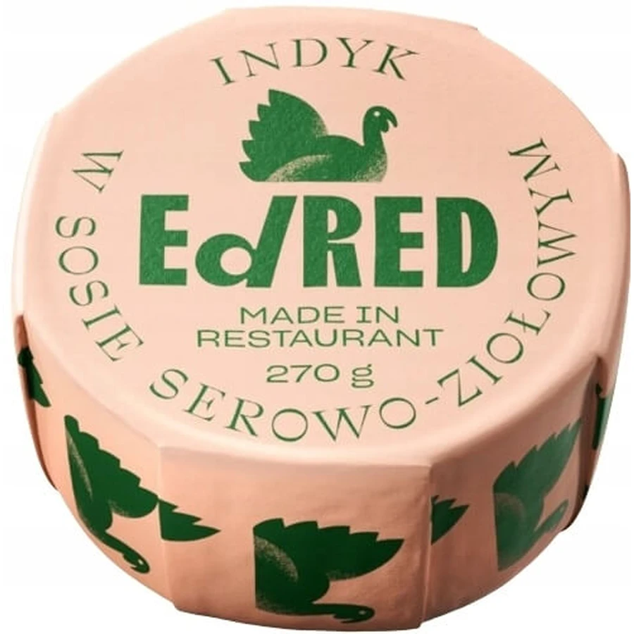 Ed Red Turkey avec fromage et sauce aux herbes 270 g