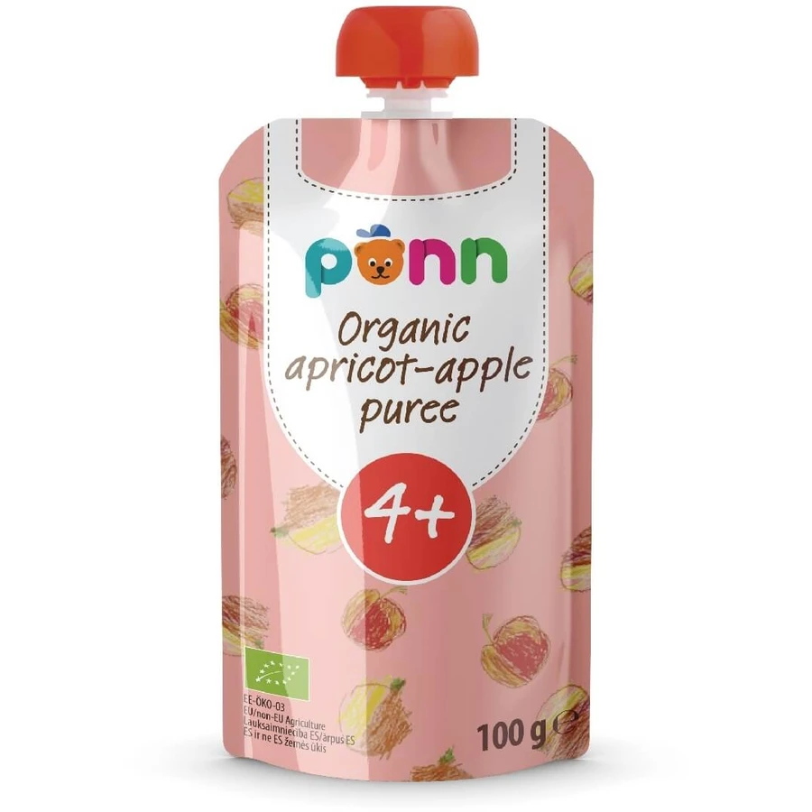 SALVEST Põnn BIO Apricot with apple 100 g