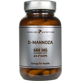 Pureline Nutrition D-Mannose 680 mg, 60 capsules