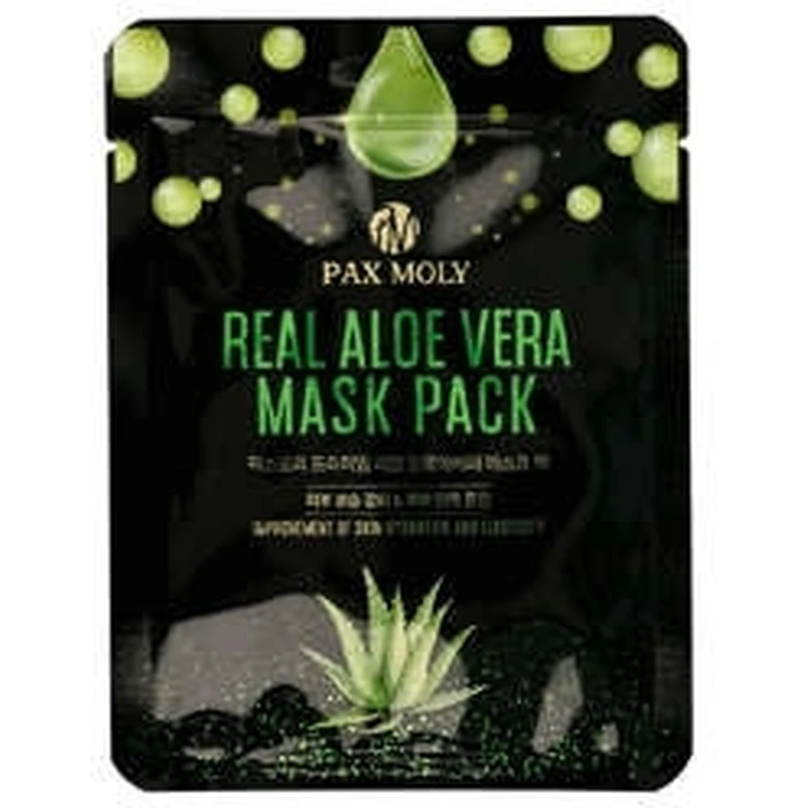 PAX MOLY Real Aloe Vera Mask Pack Moisturizing and Soothing Mask ...