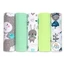 EGA flannel diaper print, 70 x 80 cm, set No. 4, 5 ...