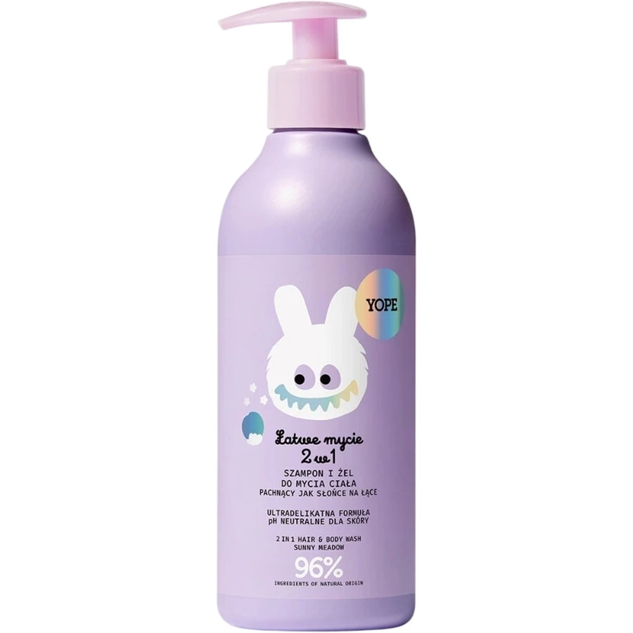 YOPE Shampoo en Body Wash 2-in-1 Gel voor Kinderen Zon ...