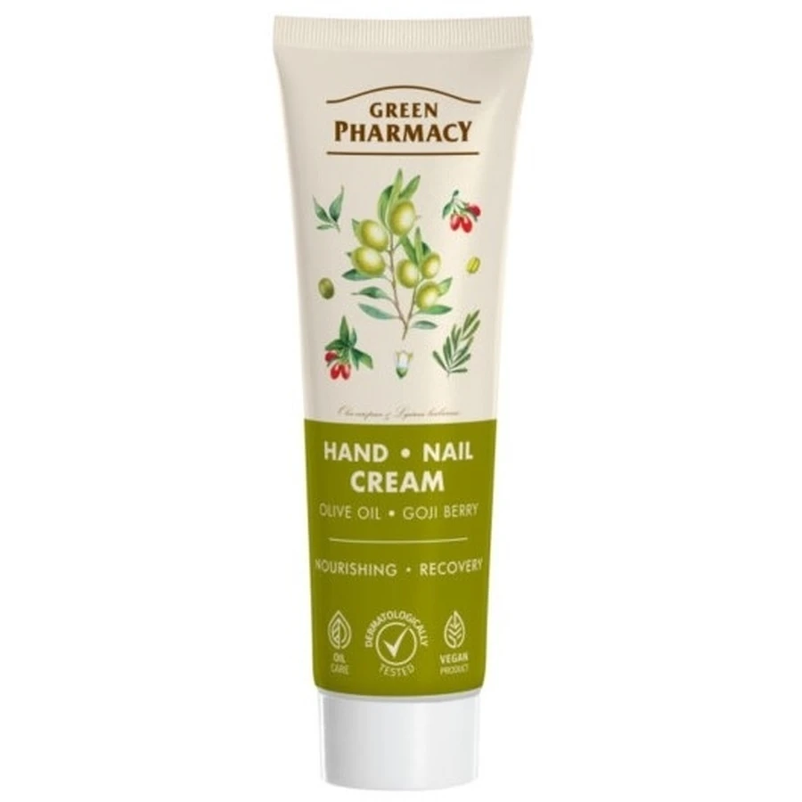 Crème pour les mains et les ongles Green Pharmacy Huile d'olive et ...