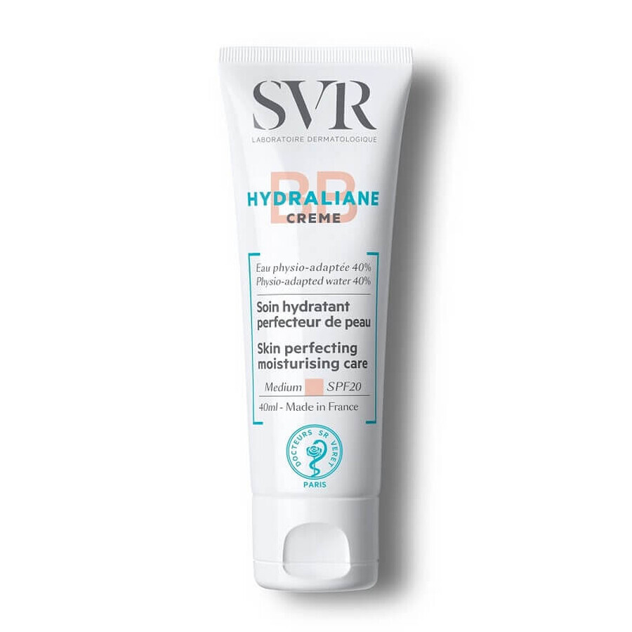 Crema BB hidratanta Hydraliane SPF20 Medium, 40ml, Svr