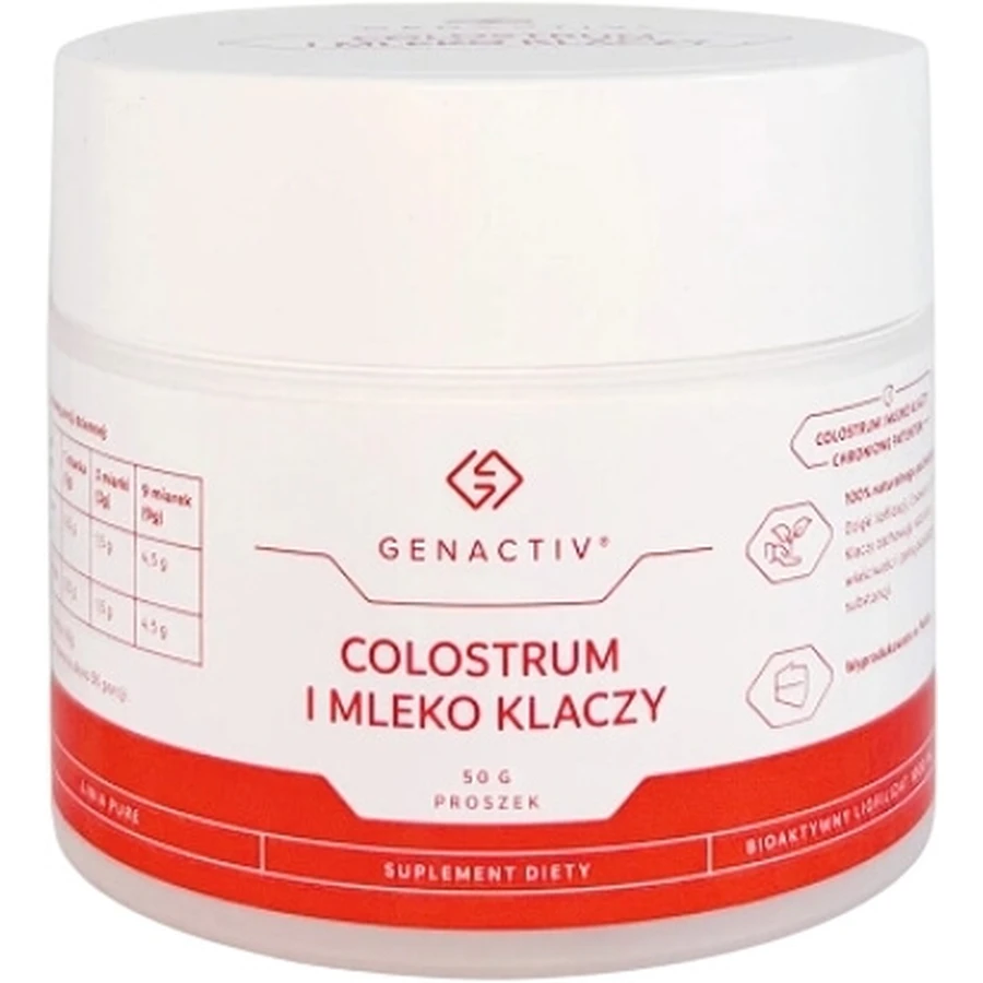 Genactiv Kolostrum und Stutenmilch 50 g