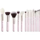 Jessup Blushing Bride Mix Hair Brush Set of 15 Brushes