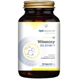 NaturDay Opti Liposomale Vitaminen D3, K2-MK7 60 capsules.
