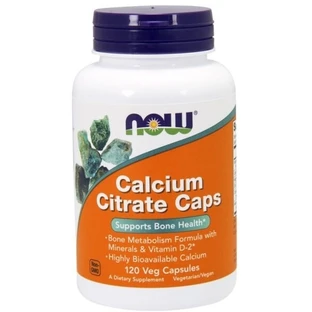 Now Foods Citrate de Calcium 120 gélules