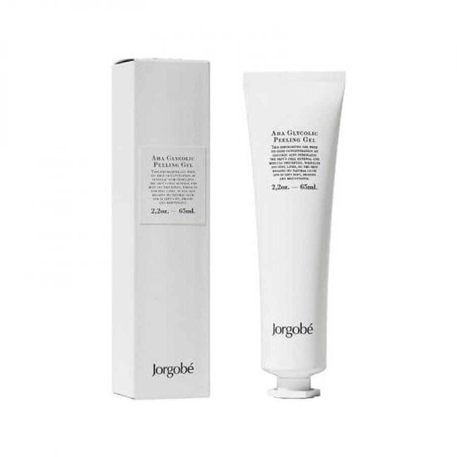 Gel peeling con ácido glicólico, 65 ml, Jorgobe