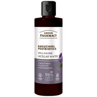 Green Pharmacy Apă micelară bacuchiol, postbiotice 200 ml