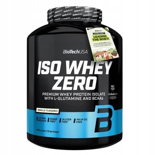 BIOTECH ISO WHEY ZERO Protein mit Vanille-Geschmack, 1816 g
