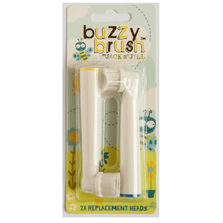 Rezerve pentru periuta de dinti electrica muzicala Buzzy Brush, 2 bucati, Jack n' Jill