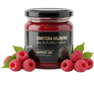 Green Touch Premium Himbeerkonfitüre ohne Zucker 190 g