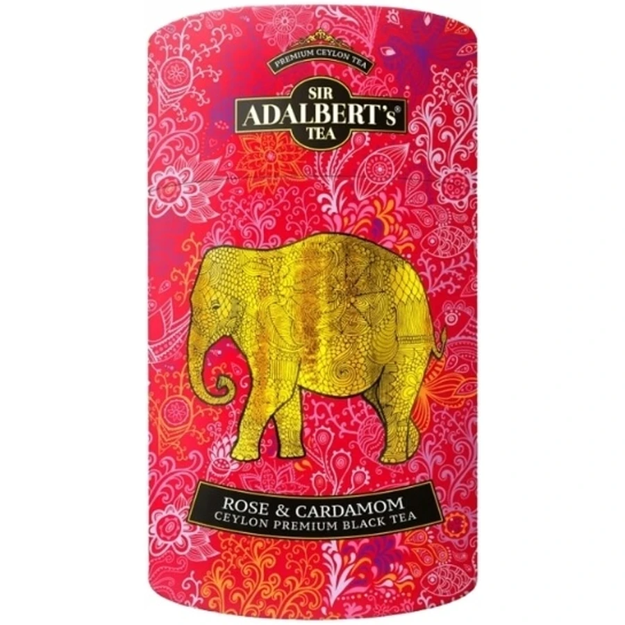 ADALBERT'S Ceylon Schwarztee Rose & Kardamom 100g