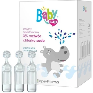 BABYCAP sterile hypertonic 3% sodium chloride solution 4ml ...