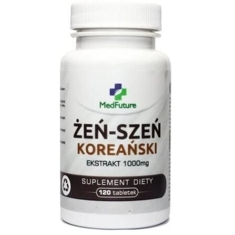 MedFuture Żeń-szeń Koreański 120 tabletek: ceny i cechy