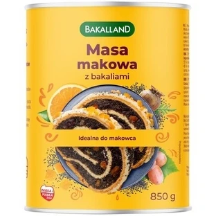 Bakalland Maanzaadmassa met noten 850 g