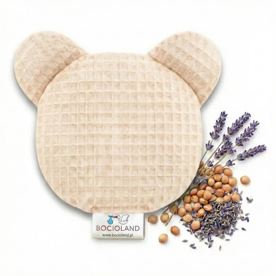 Bocioland Thermofor aus Kirschkernen mit Lavendel, Waffelbär, ...