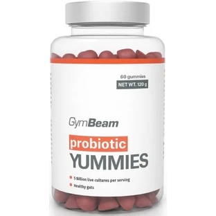 GymBeam Probiotica Yummies, kers, 60 capsules