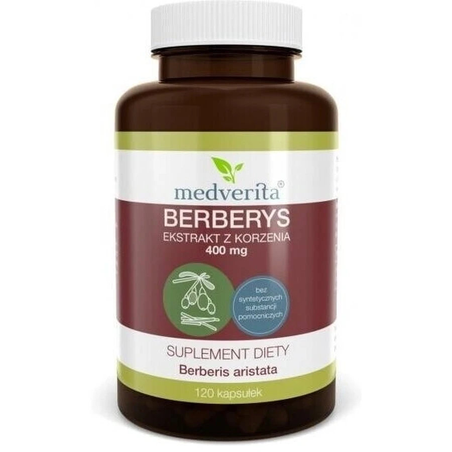 Medverita Berberis 400 mg 120 Kapseln